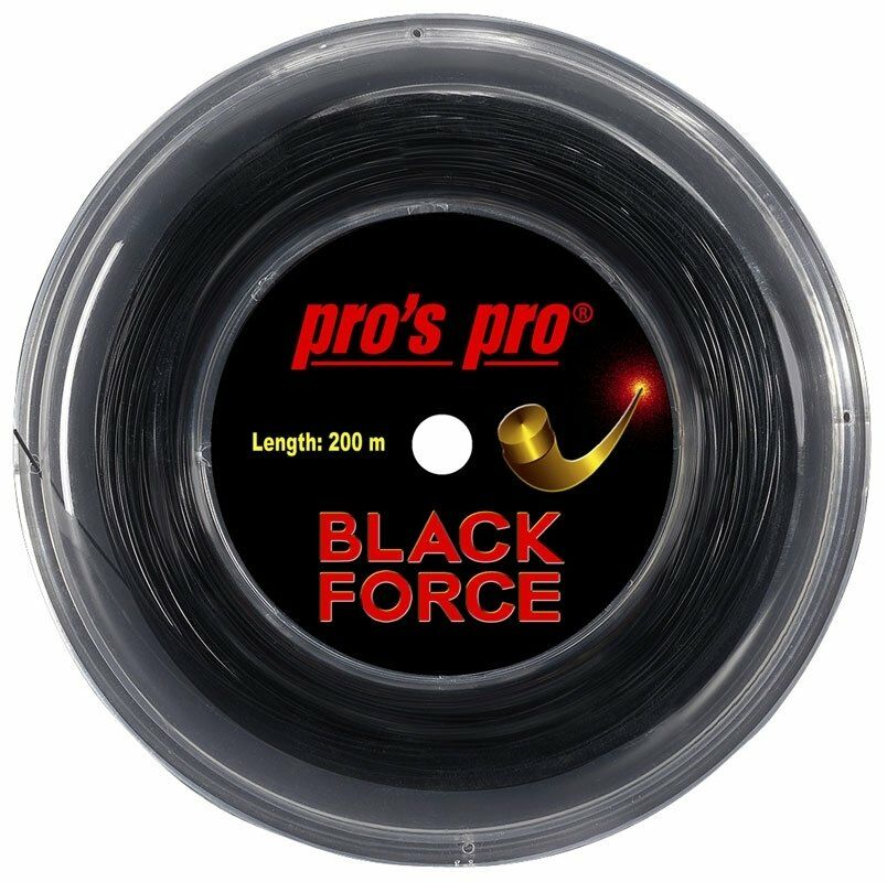 Pros Pro Black Force 1,24 mm. Rulo Raket Kordajı 200 metre Siyah