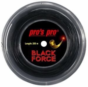 Pros Pro Black Force 1,24 mm. Rulo Raket Kordajı 200 metre Siyah