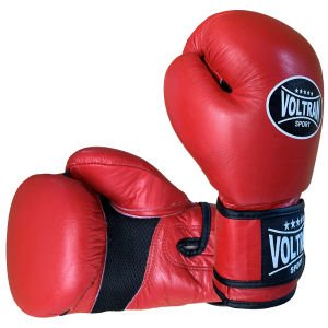 Voltran Classic Hakiki Deri Muay Thai ve Boks Eldiveni Kırmızı