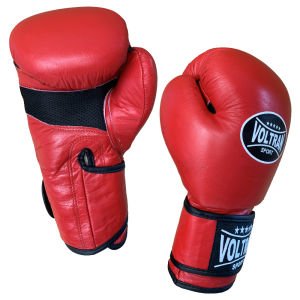 Voltran Classic Hakiki Deri Muay Thai ve Boks Eldiveni Kırmızı