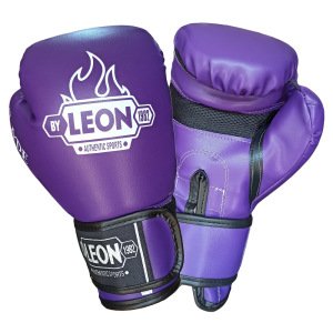 Leon Blade Training Boks, Kick Boks ve Muay Thai Eldiveni Mor 8 Oz