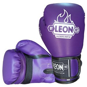 Leon Blade Training Boks, Kick Boks ve Muay Thai Eldiveni Mor 8 Oz