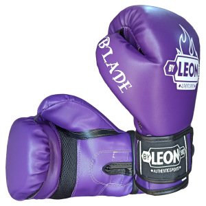 Leon Blade Training Boks, Kick Boks ve Muay Thai Eldiveni Mor 8 Oz