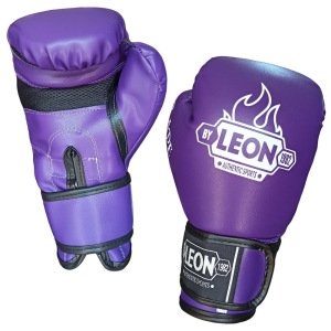 Leon Blade Training Boks, Kick Boks ve Muay Thai Eldiveni Mor 8 Oz