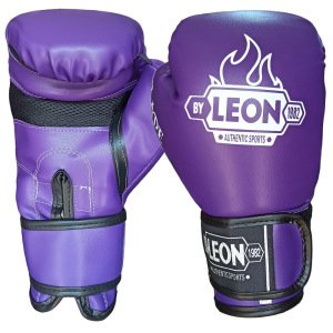 Leon Blade Training Boks, Kick Boks ve Muay Thai Eldiveni Mor 8 Oz