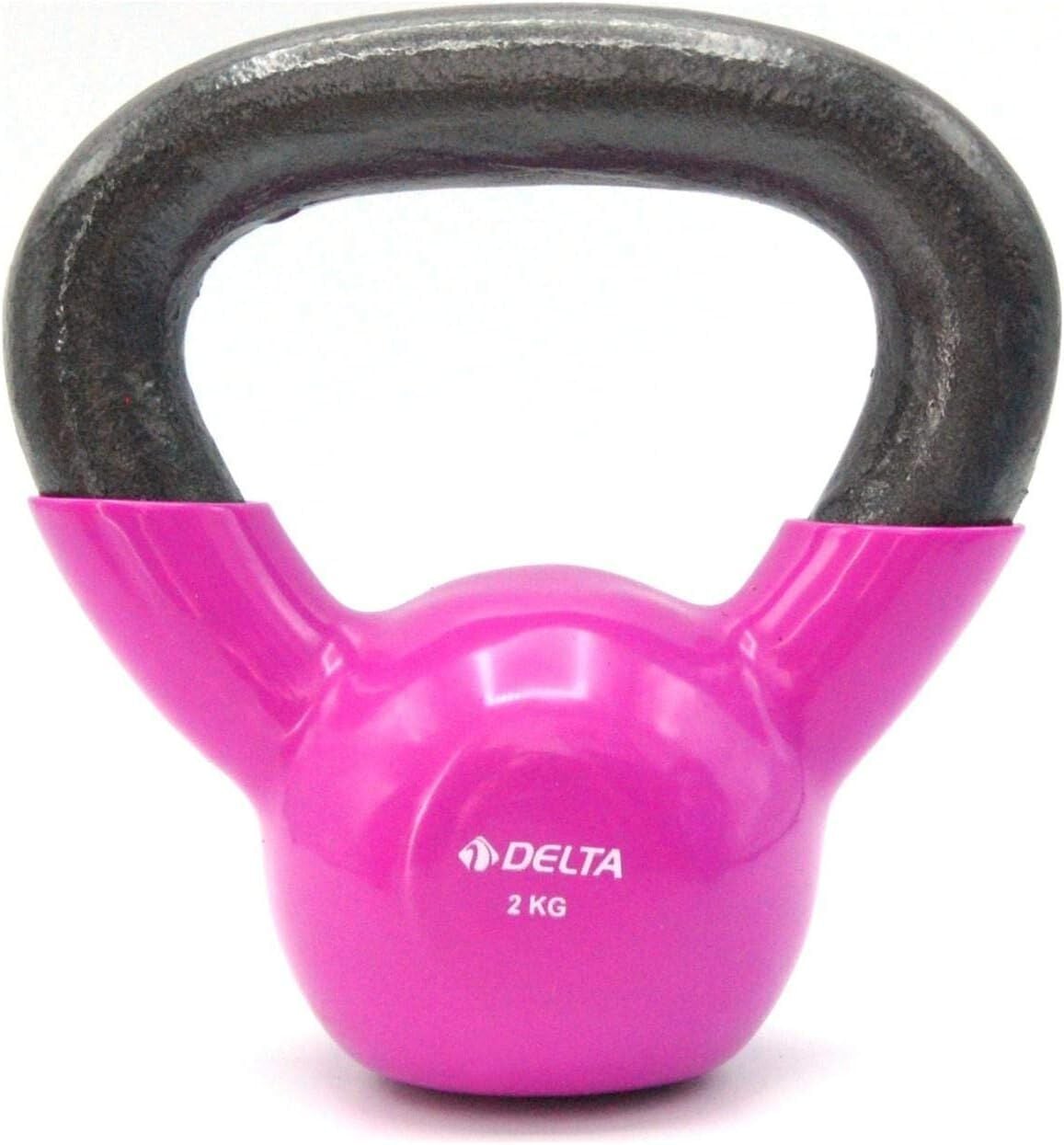 Delta 2 Kg. Kettle Bell Çaydanlık Dambıl Tekli Mor