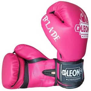 Leon Blade Training Boks, Kick Boks ve Muay Thai Eldiveni Pembe