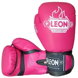 Leon Blade Training Boks, Kick Boks ve Muay Thai Eldiveni Pembe
