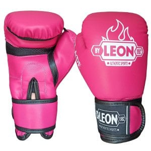 Leon Blade Training Boks, Kick Boks ve Muay Thai Eldiveni Pembe