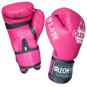 Leon Blade Training Boks, Kick Boks ve Muay Thai Eldiveni Pembe