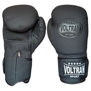 Voltran Vasim Hakiki Deri Muay Thai ve Boks Eldiveni Siyah