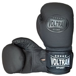 Voltran Vasim Hakiki Deri Muay Thai ve Boks Eldiveni Siyah