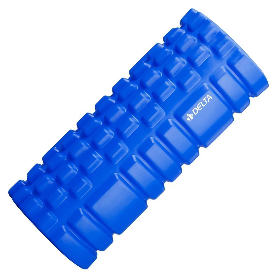 Delta Orta Sert Tırtıklı Foam Roller Mavi